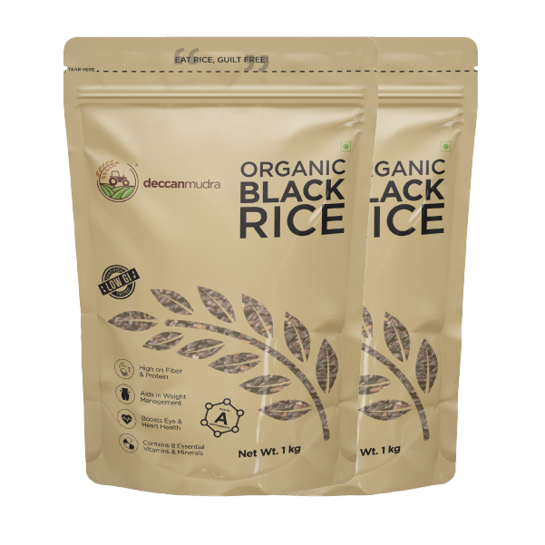 Organic Low GI Black Rice Offer - Buy 1, Get 1